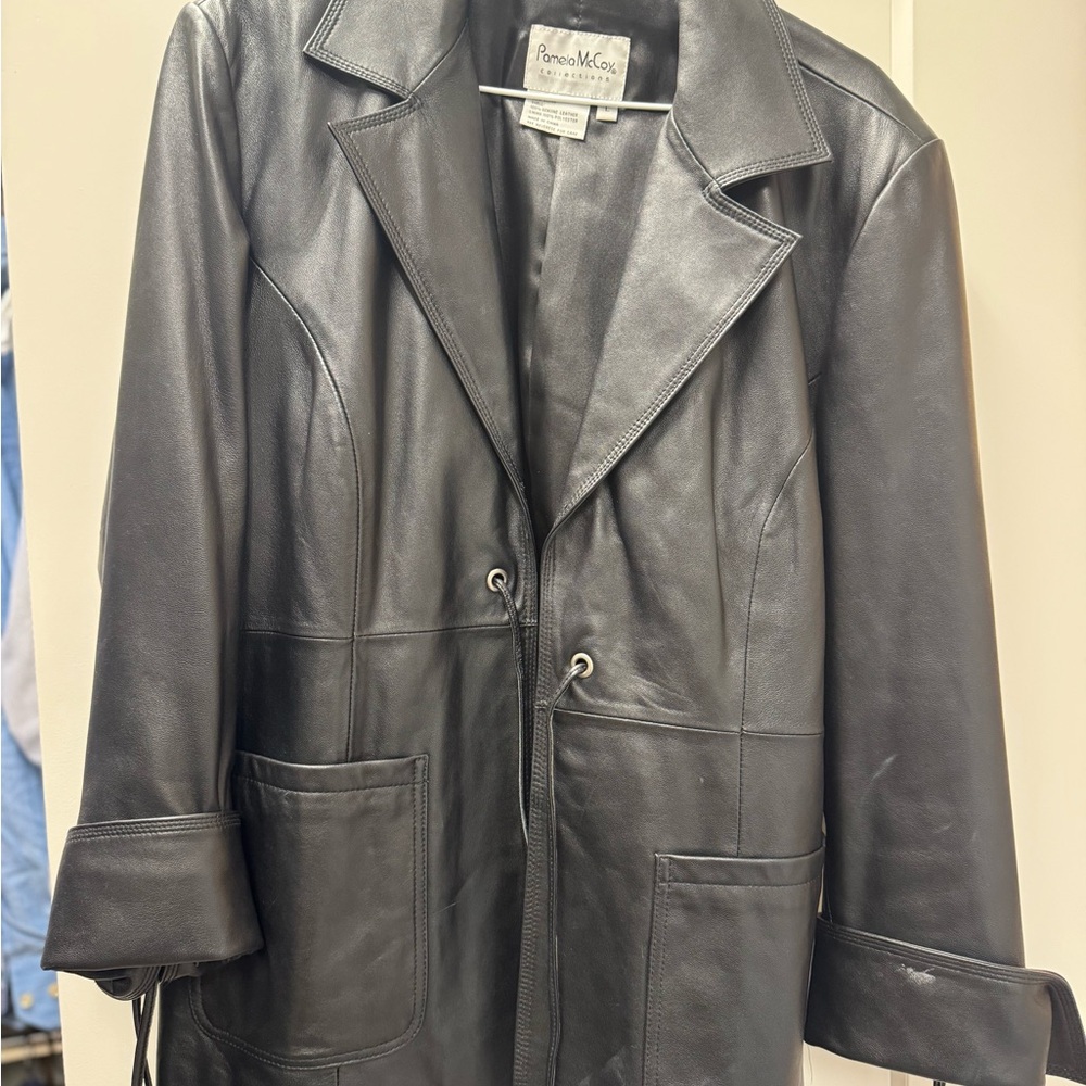 Vintage Black Leather Jacket